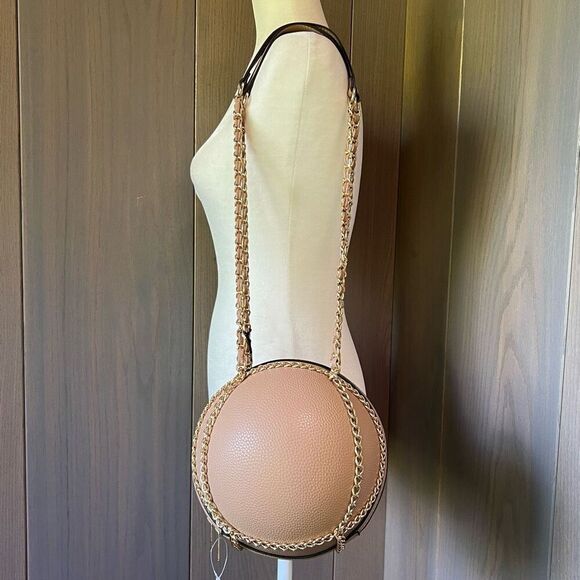 DELUXITY Ball & Chain Shoulder Bag Purse *NWT* - Picture 1 of 13